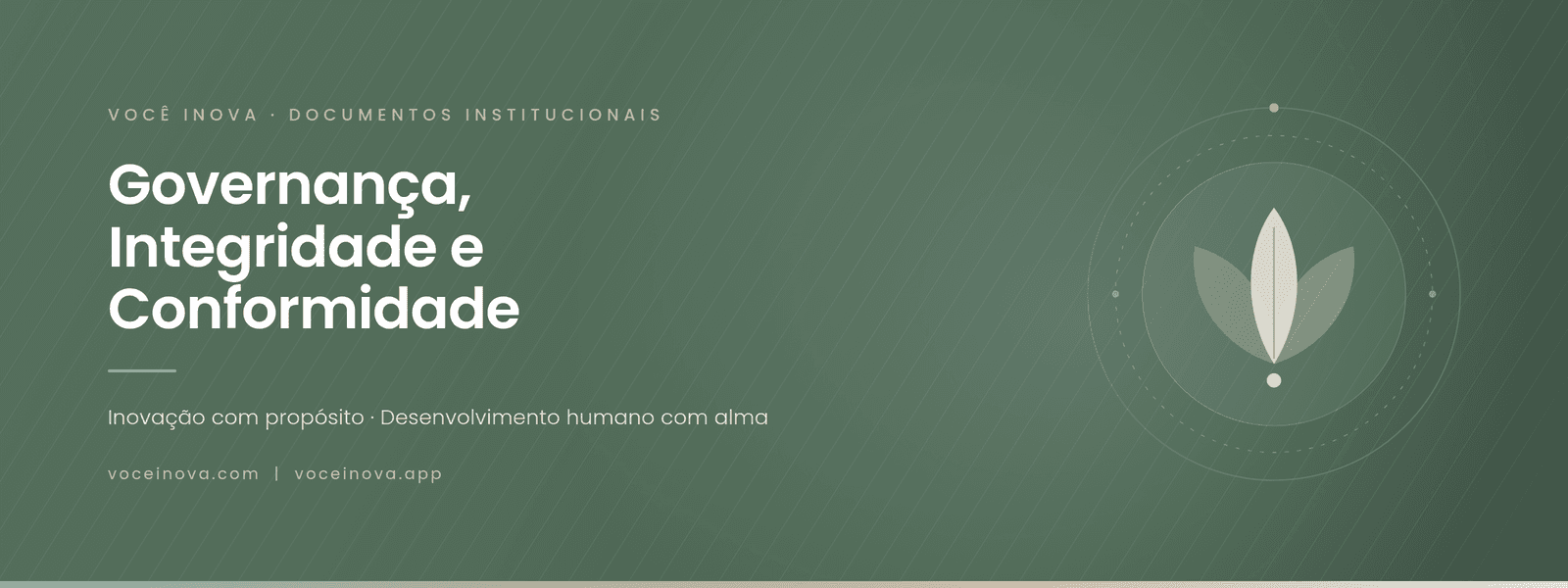 Confira o Manual de Governança Integridade e Conformidade da Você Inova